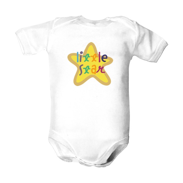 Kids' bodysuit  s potiskem little star