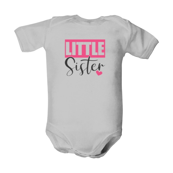 Dětské body  s potiskem LittleSister