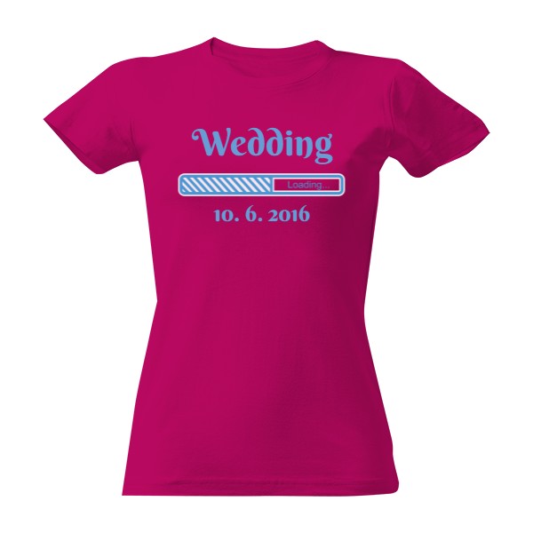 Loading wedding T-shirt