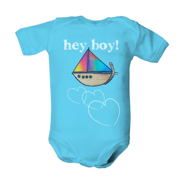 Lodička plující na vlnách lásky