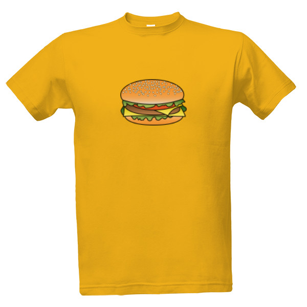 Tričko s potiskem Logo - hamburger