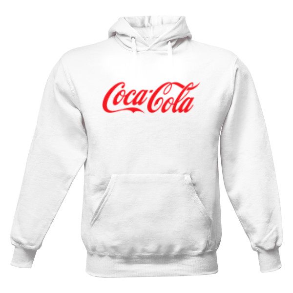 Pánská mikina s kapucí s potiskem Logo - Coca Cola 2