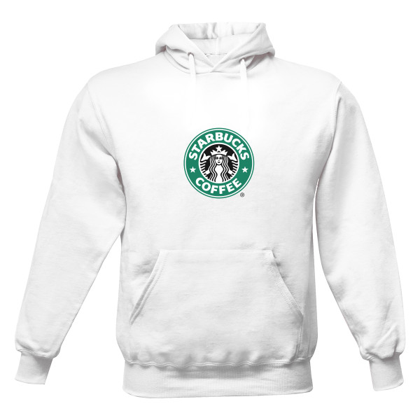 Pánská mikina s kapucí s potiskem Logo - Starbucks coffee 2