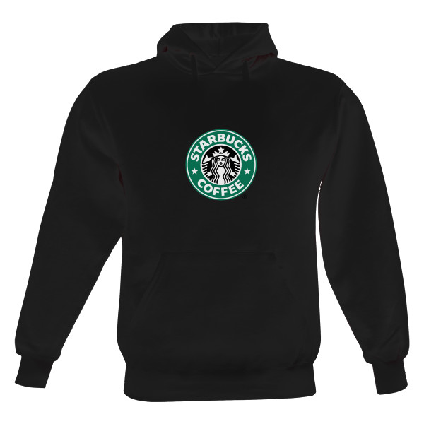 Pánská mikina s kapucí s potiskem Logo - Starbucks coffee 2