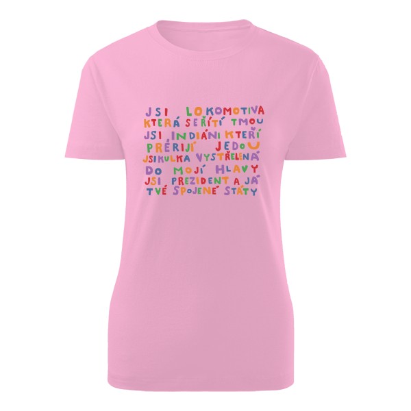 Tričko s potiskem Lokomotiva