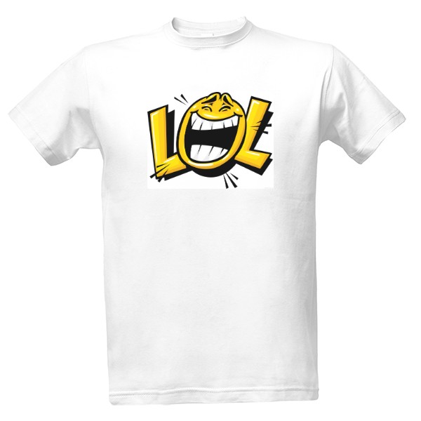 Tričko s potiskem LOL triko