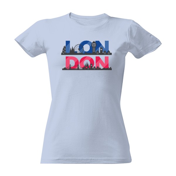 Tričko s potiskem LONDON