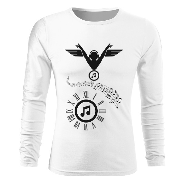 Tričko s potiskem Long Music world