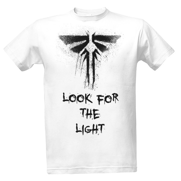 Tričko s potiskem Look for the light