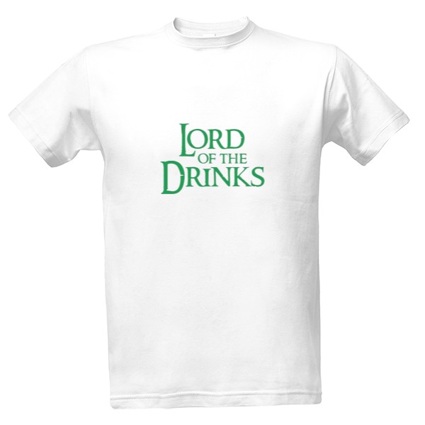 Tričko s potiskem Lord of the drinks