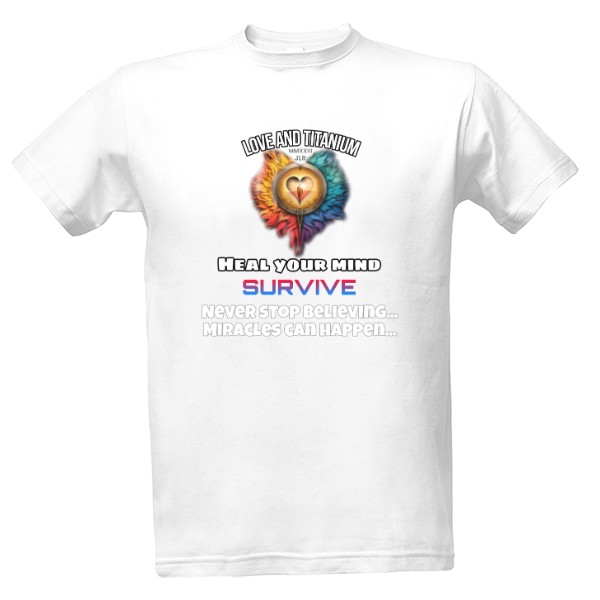 Tričko s potiskem Love and Titanium 1