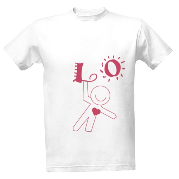 Tričko s potiskem Love-LO