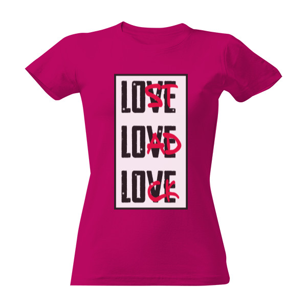 Tričko s potiskem Love