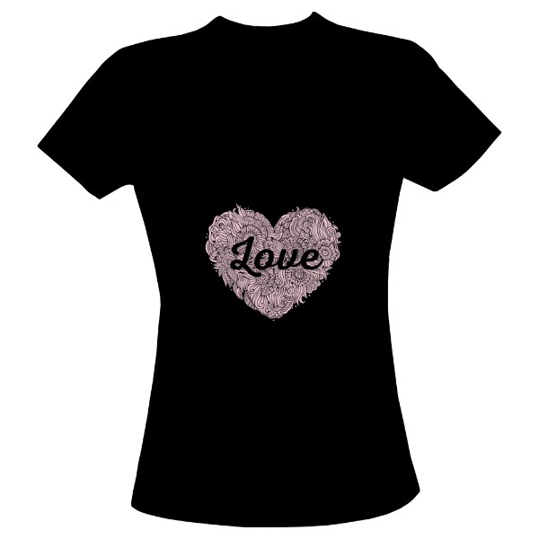 Love srdce starorůžová