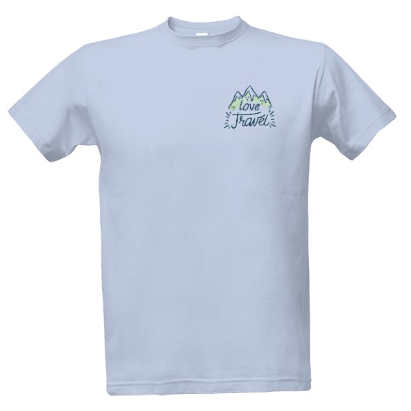 Tričko s potiskem Love travel