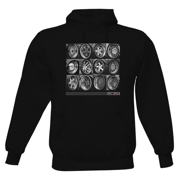 Men's hoodie LowLife Wheels Rim Collection