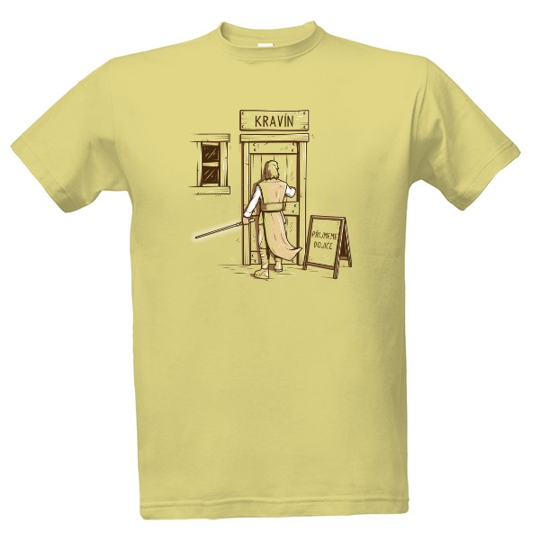 Tričko s potiskem Luke na brigádě