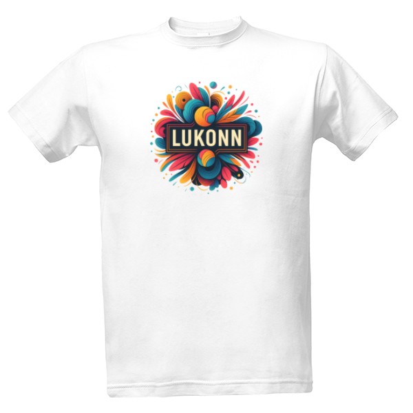 Tričko s potiskem Lukonn flowers