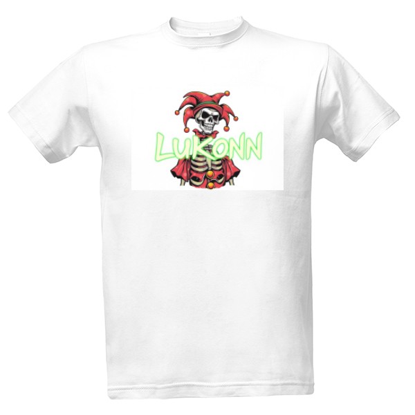 Tričko s potiskem Lukonn kostra3