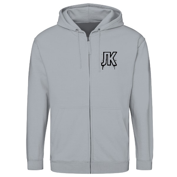 Mikina na zip unisex s potlačou Nový produkt