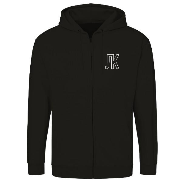 Mikina na zip unisex s potiskem Logo