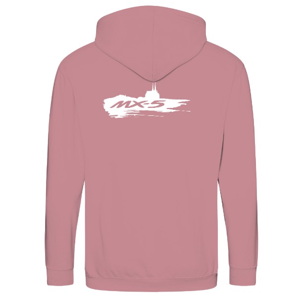 Mikča unisex na zip - starorůžová