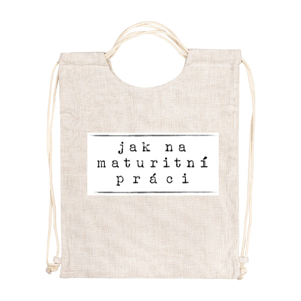 Batůžek na záda "Jak na maturitní práci"