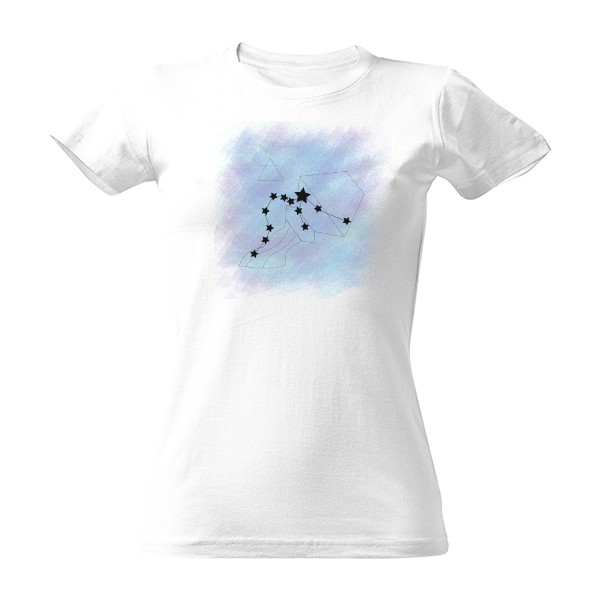 Tričko s potiskem Madam vodnář 