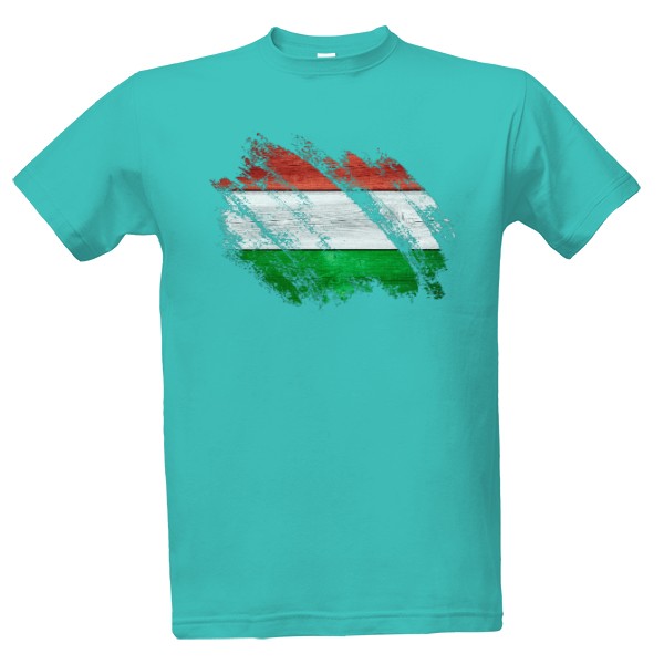 Tričko s potiskem Maďarská vlajka