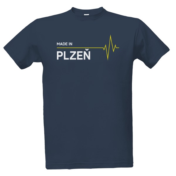 Tričko s potiskem Made in Plzeň