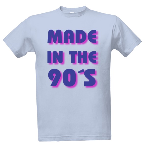 Tričko s potiskem Made in the 90´s