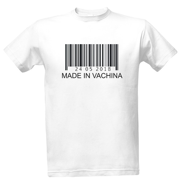 Tričko s potiskem Made in Vachina