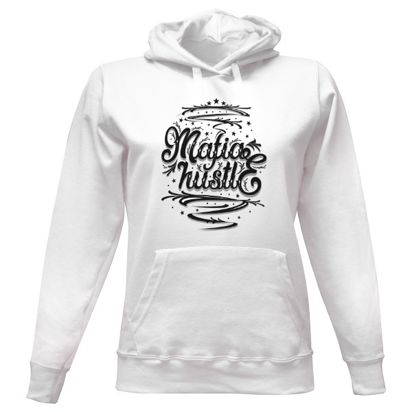Dámská mikina s kapucí s potiskem Mafia Hustle Ramirez hip hop