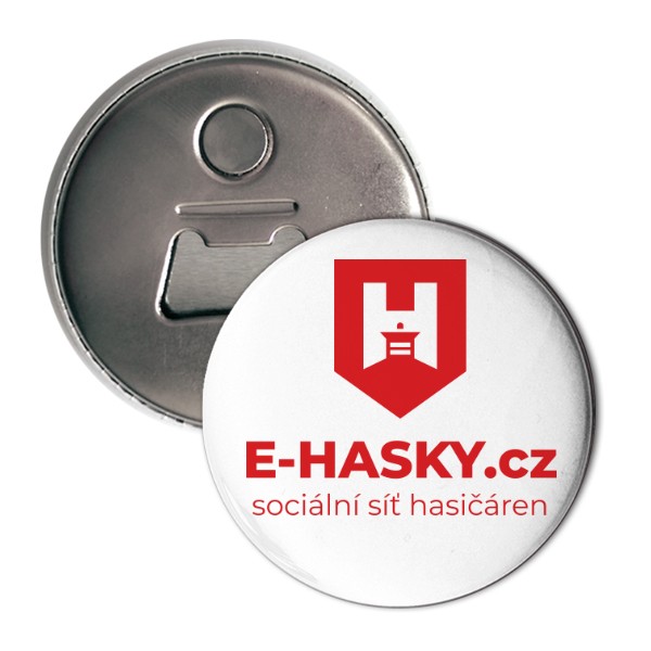 Otvírák s potiskem Magnetický otvírák E-HASKY.cz