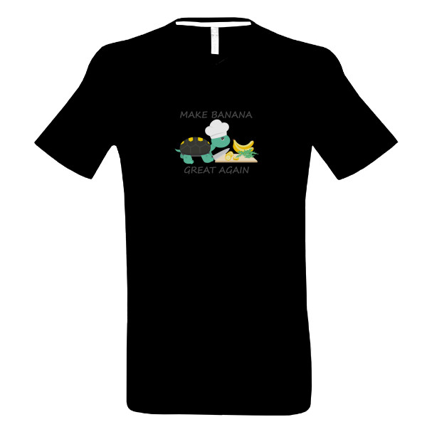 Tričko s potiskem Make banana great again