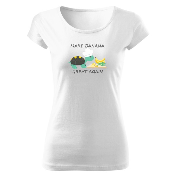 Tričko s potiskem Make banana great again