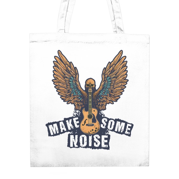 Unisex Cotton Bag s potiskem Make some noise