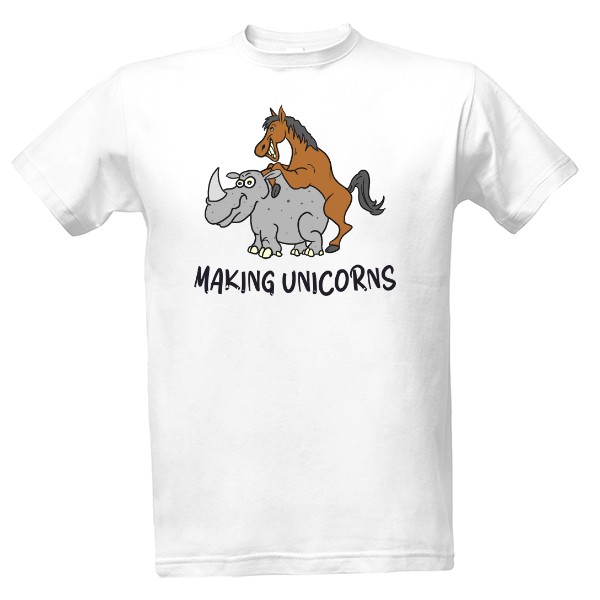 T-shirt Making unicorns