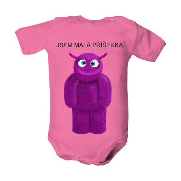 Dětské body  s potiskem Malá příšerka