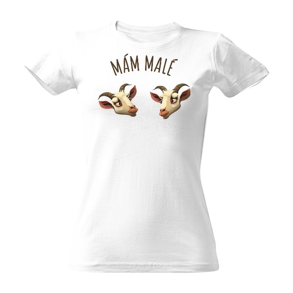 Tričko s potiskem Malé kozy