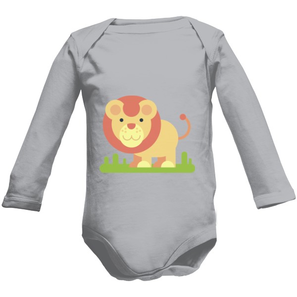 Dětské body Long  s potiskem Malé lvíče