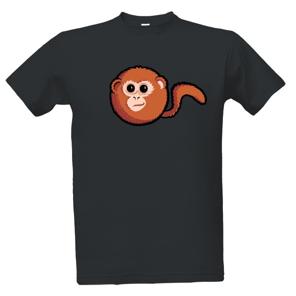 Tričko s potiskem Malej opičák - Pánské
