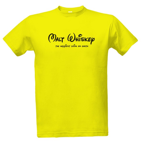 Tričko s potiskem Malt Whiskey