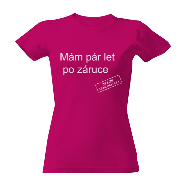 Mám pár let po záruce, nelze reklamovat T-shirt