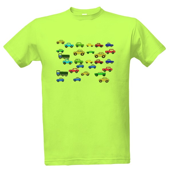 Tričko s potiskem Triko pro kluky - mám rád auta