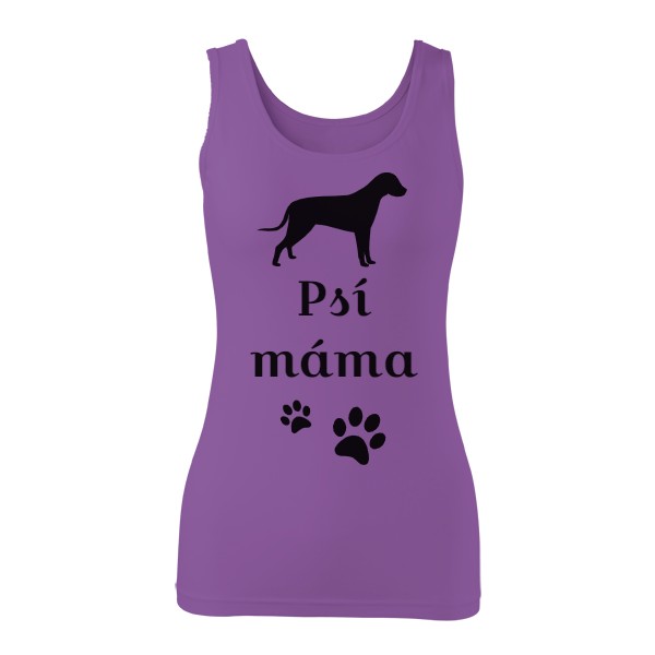 Tričko s potiskem máma psů