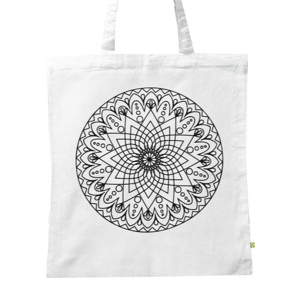 BIO platená taška s potlačou Mandala 3 