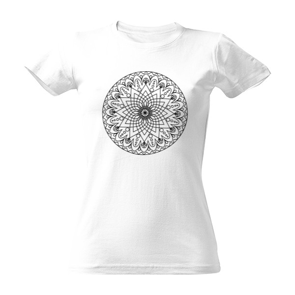 Tričko s potlačou Mandala