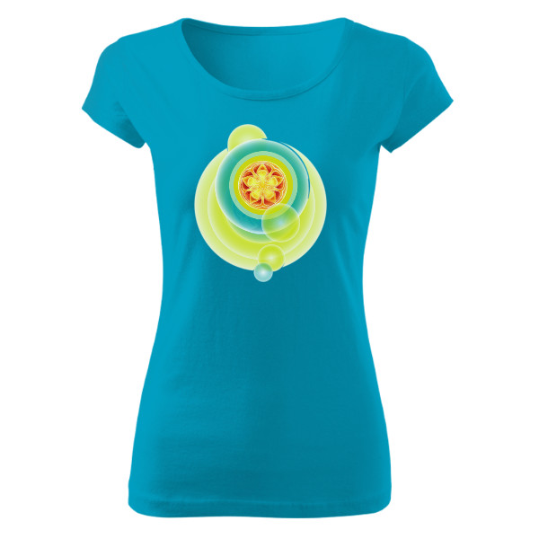 Tričko s potiskem Mandala rozhodování