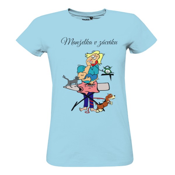 Tričko s potiskem Manželka v zácviku